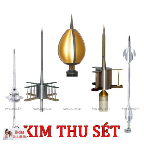 cột thu lôi tốt giá rẻ Kim Thu Sét Liva LAP, bảo trì chống sét