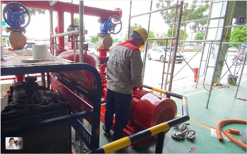 bảo trì hệ thống bơm diezen cho hệ thống PCCC Tại Hải Dương