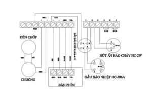 Sơ đồ chuông báo cháy