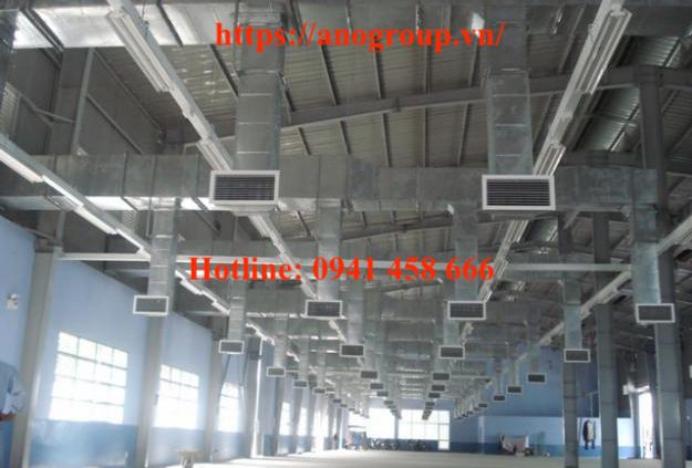 hệ thống hút khói hành lang hệ thống thông gió hút khói KCN