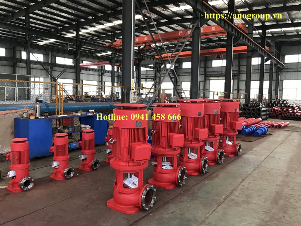 máy bơm chữa cháy động cơ điện