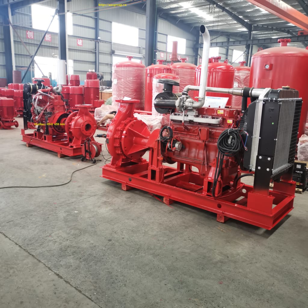 Máy Bơm Chữa Cháy Động Cơ Diesel