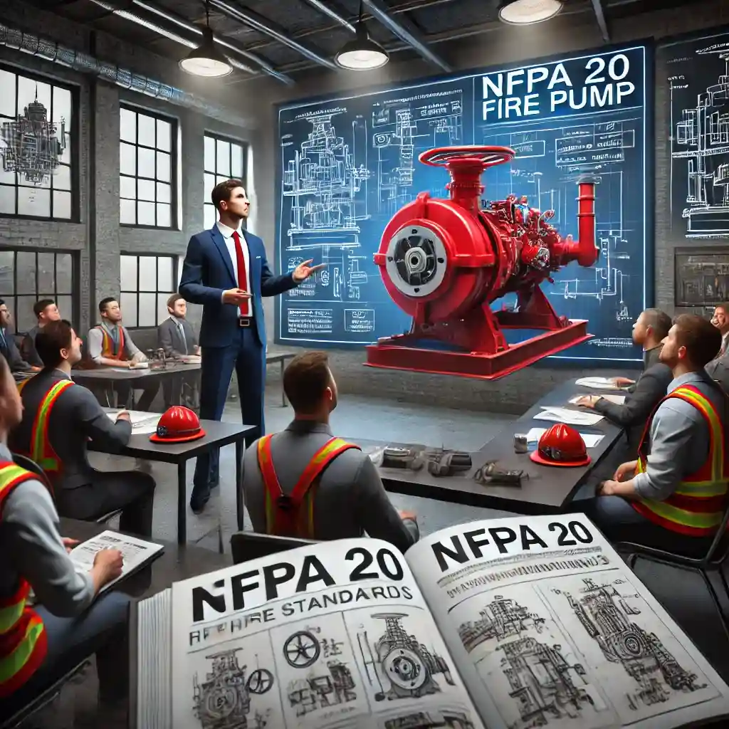 Hệ thống phòng cháy chữa cháy đạt tiêu chuẩn NFPA với đầu phun sprinkler và thiết bị báo cháy tự động.