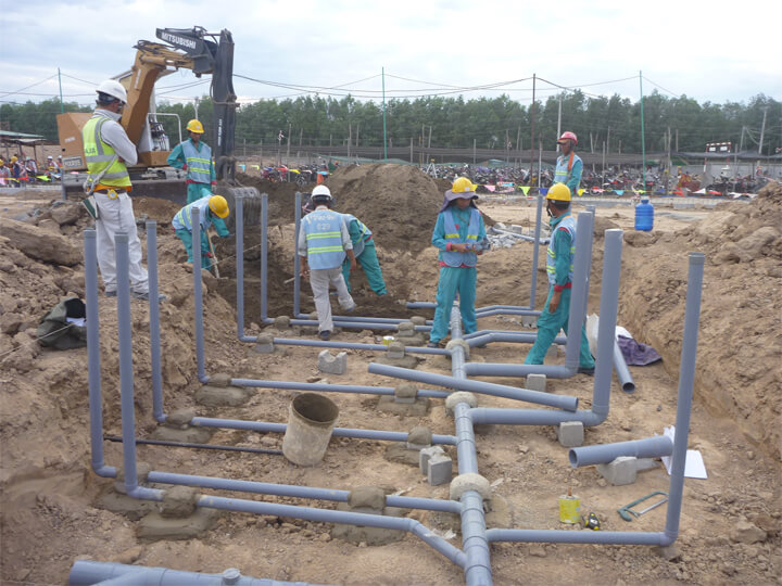 Thi công hệ thống điện nước nhà xưởng tại Hải Phòng